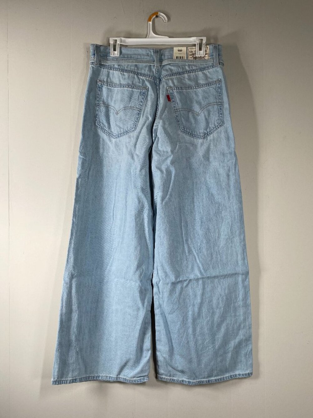 Levi's Premium XL Straight Wide Leg Jeans Women's 29 Blue Lightweight Linen NWT - Picture 2 of 16